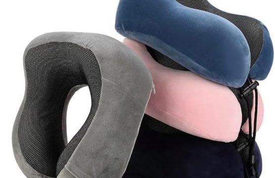 U Shaped Memory Foam Neck Pillows Soft Travel Pillow Massage Neck Pillow Sleeping Airplane Pillow Cervical Bedding