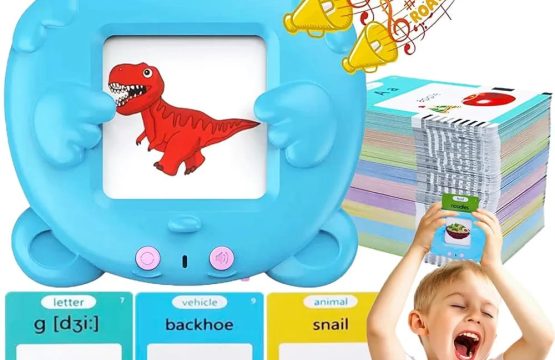 Talking Flash Cards – 286 Words English Learning Device for Kids Audio Book Educational Gift