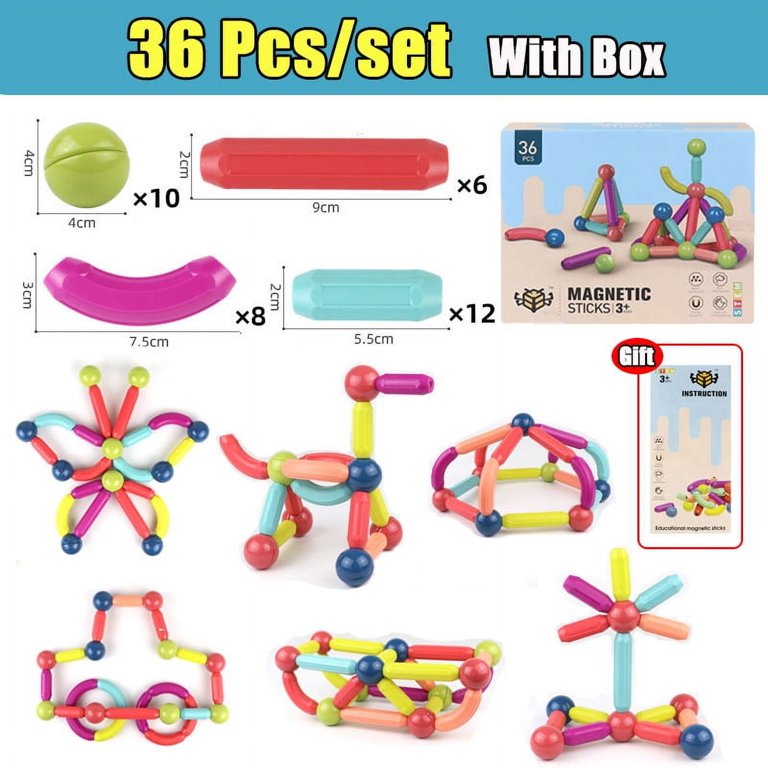 Magnetic Sticks Building Set 36Pcs – Creative Fun for Kids - Image 2