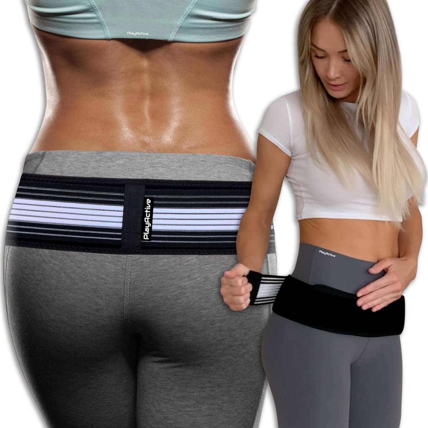PlayActive SI Joint Belt – Powerful Relief for Sciatica & Back Pain
