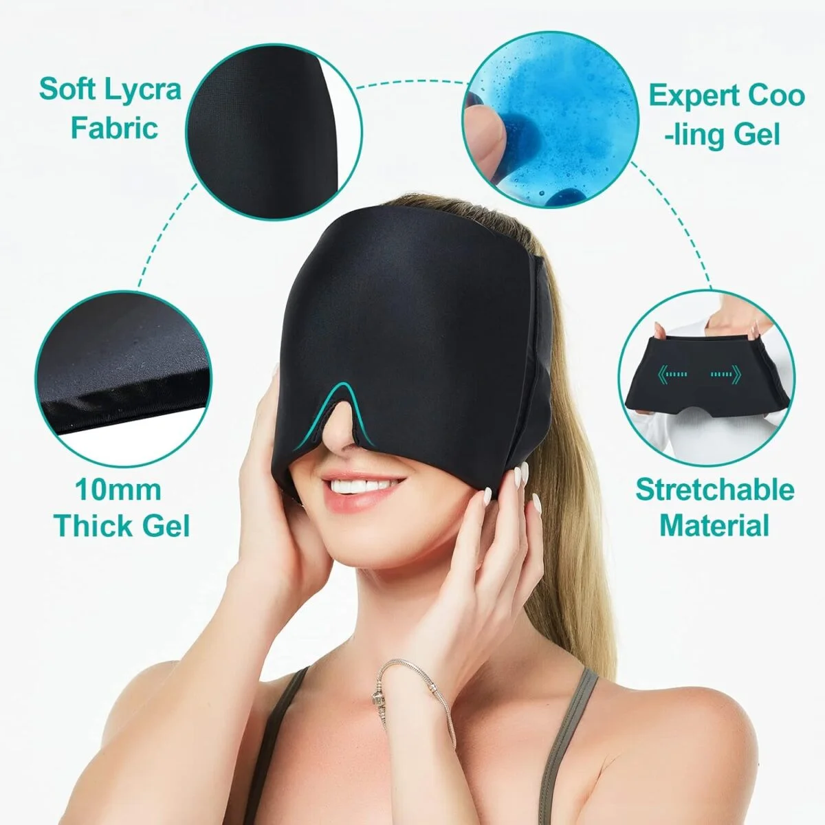Headache Migraine Relief Ice Hat – Ultimate Cooling Comfort for Fast Pain Relief - Image 3