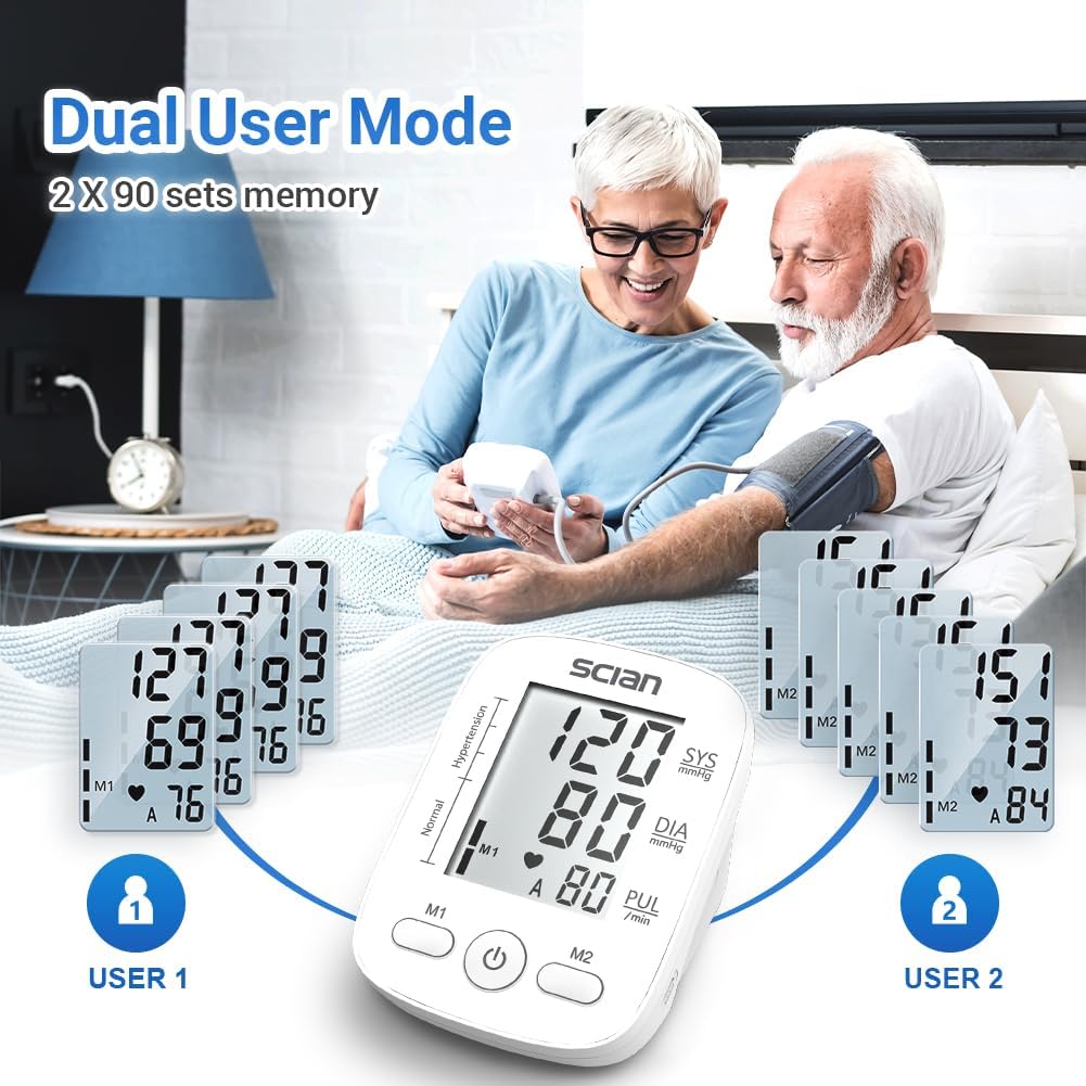 Scian Blood Pressure Monitor for Accurate Home Health Tracking - Image 8