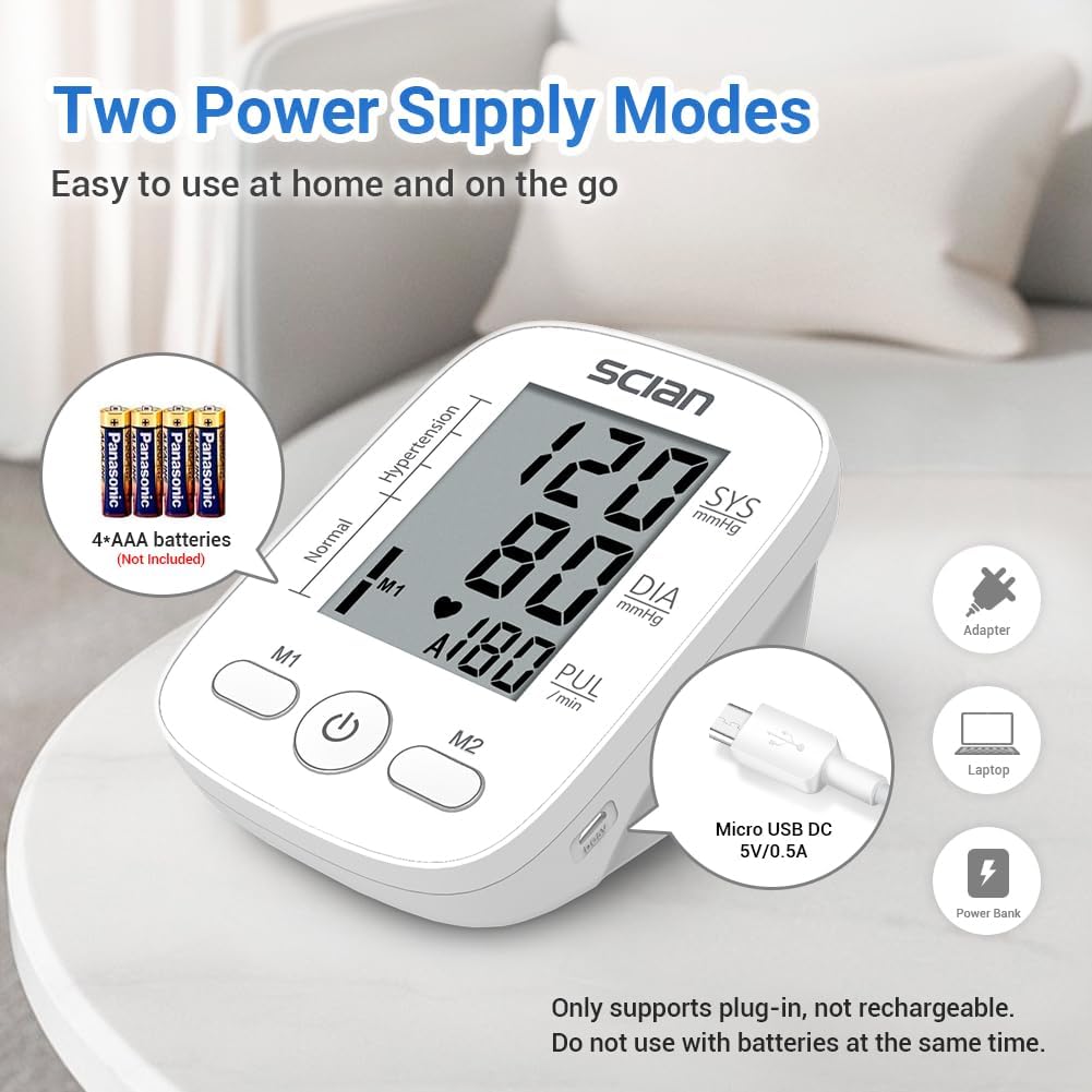 Scian Blood Pressure Monitor for Accurate Home Health Tracking - Image 7