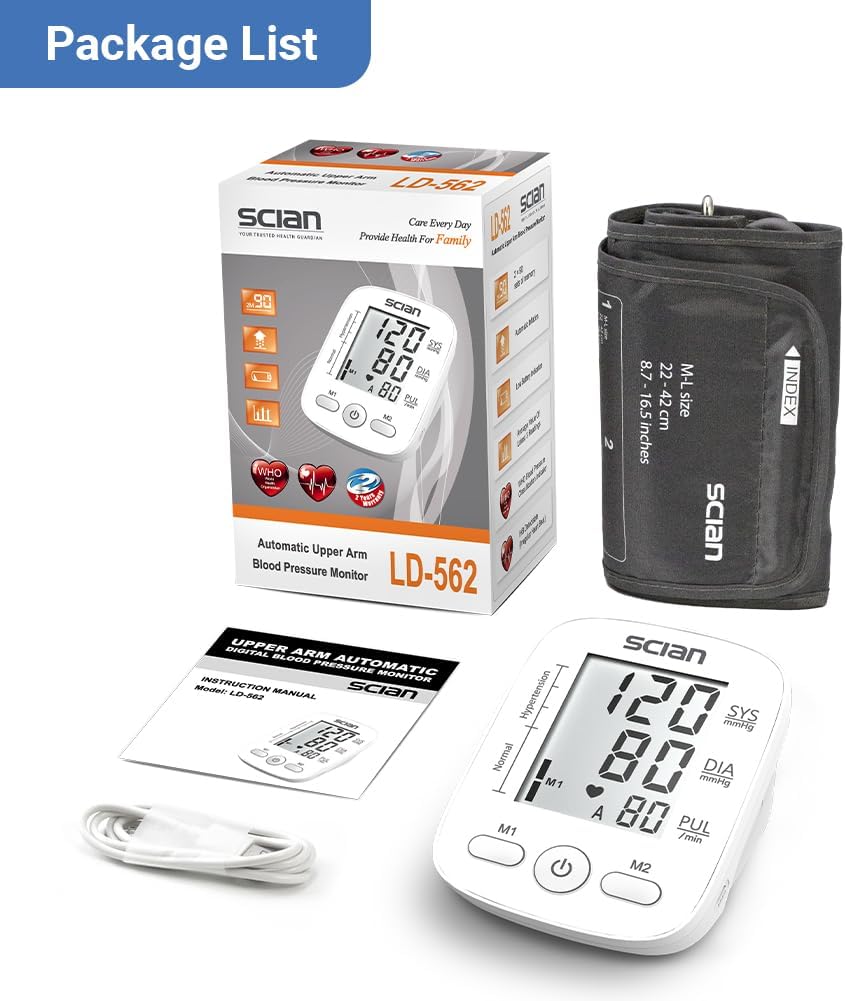 Scian Blood Pressure Monitor for Accurate Home Health Tracking - Image 3