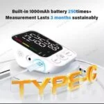 Charging LED Backlit Upper Arm BP Monitor Blood Pressure Monitor 2 Users Medical Tonometer Cuff Digital Irregular Pulse - Image 2