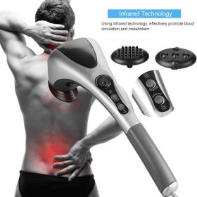 Double Head Massager Hammer with Infrared Heating Technology For Unisex Massage Handheld Massager Vibration, Magnetic, Infrared Therapy to Pain and Stress Relief Acupressure