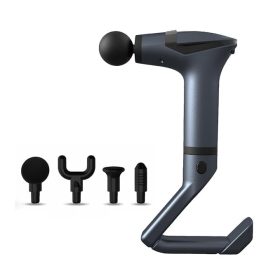 Premium Dual Handle Massage Gun Powerful Deep Tissue Muscle Massager with Multiple Speed Levels & 4 Massage Heads Pain Relief for Back, Neck, Legs & Gym Recovery