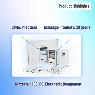 Buy Original Tens Ems Muscle Steamulator 15 Mode 4 Output 8 Pad Pain Relief | Electric Pulse Impulse Massure Machine Machine Machine Electrotherapy Machine - Image 3